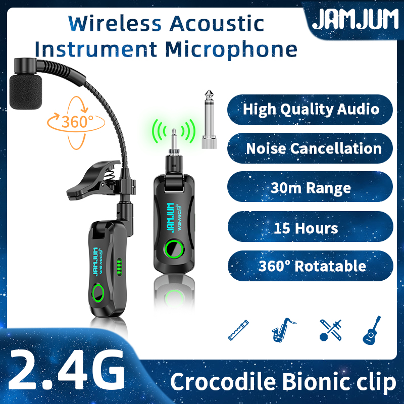 JAMJUM WS-MIC2 Wireless Saxoph – Tippet Line recenzja i cena