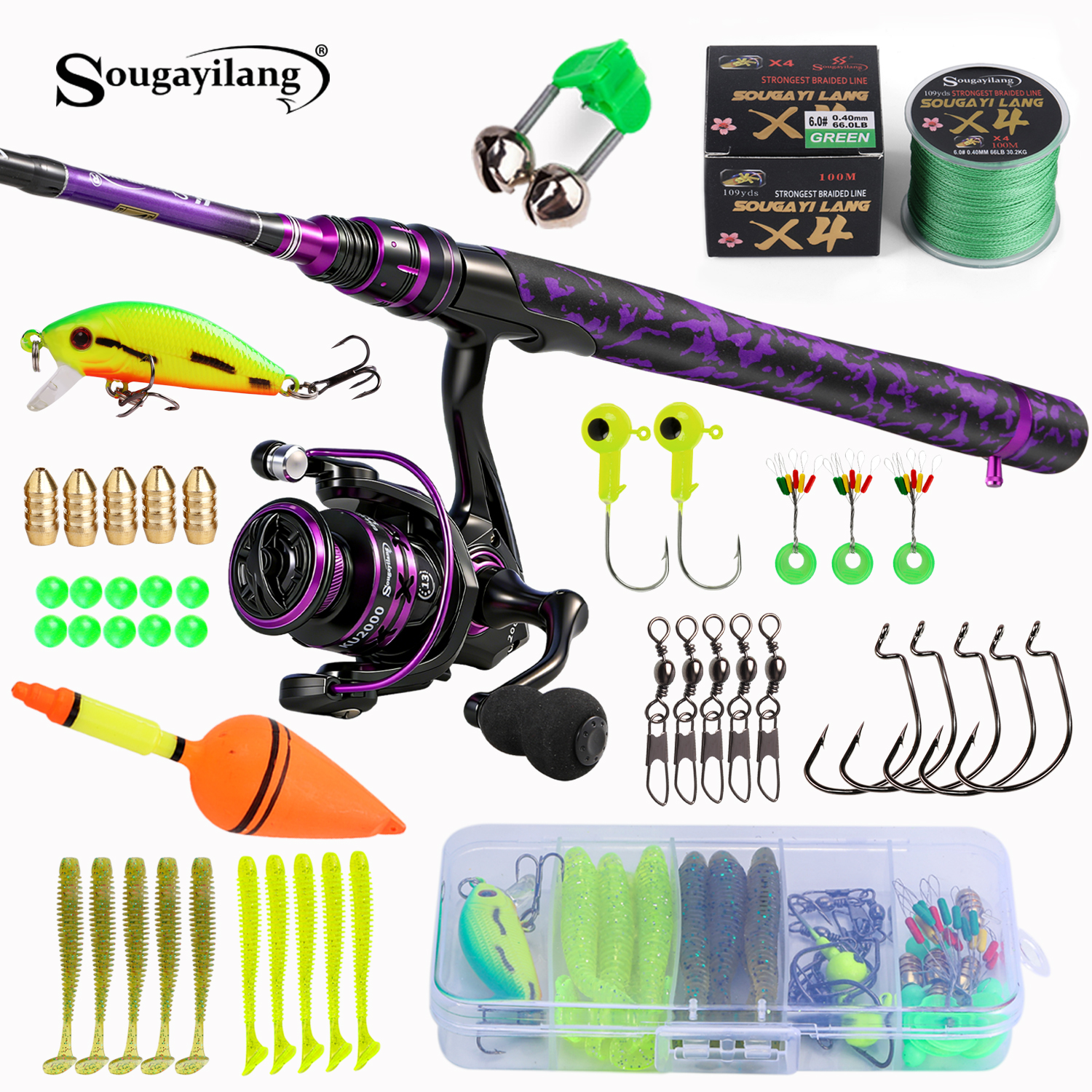 Sougayilang Spinning Fishing R – Freshwater Line recenzja i cena