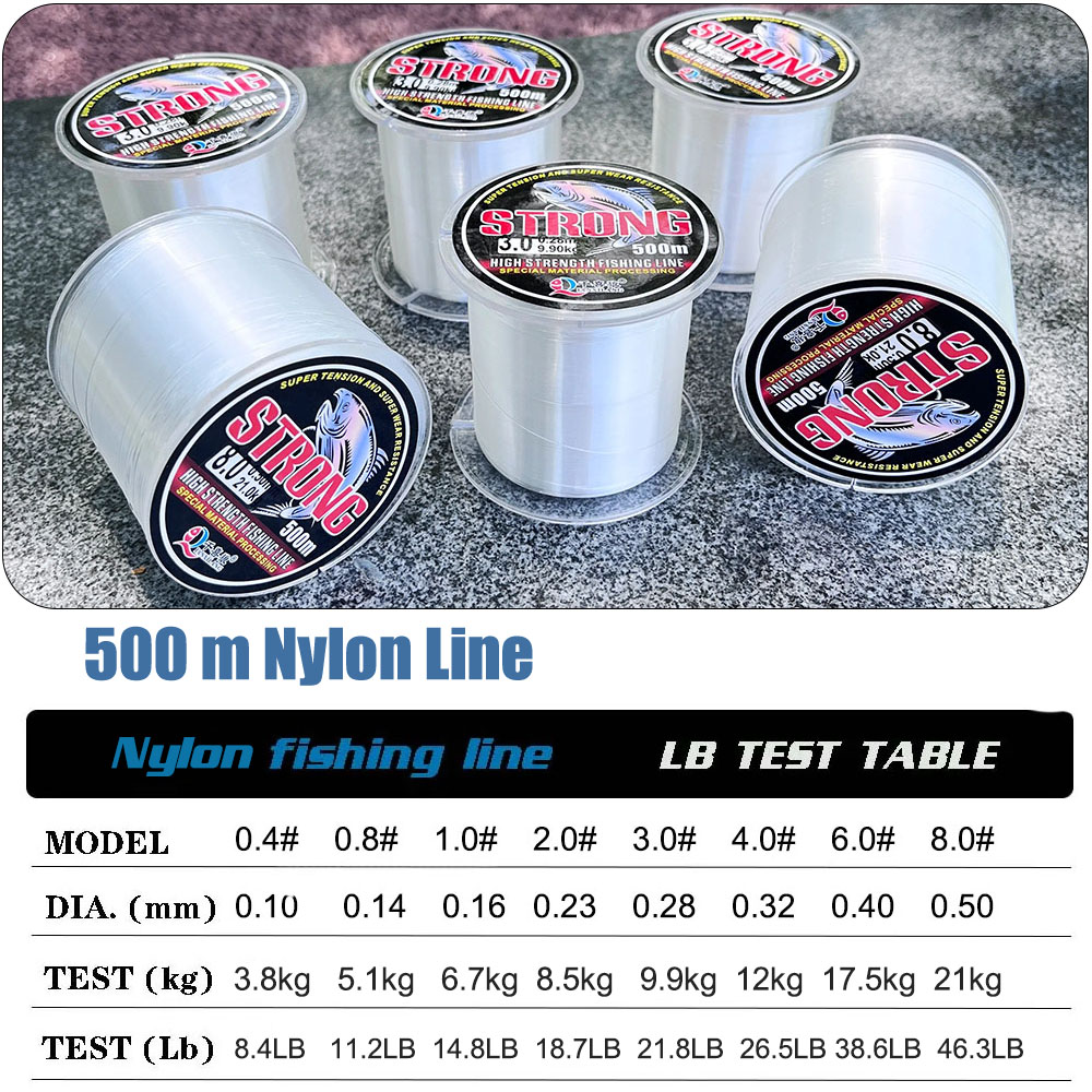 Limnoid 500m Nylon Fishing Lin – Fluorocarbon Line recenzja i cena