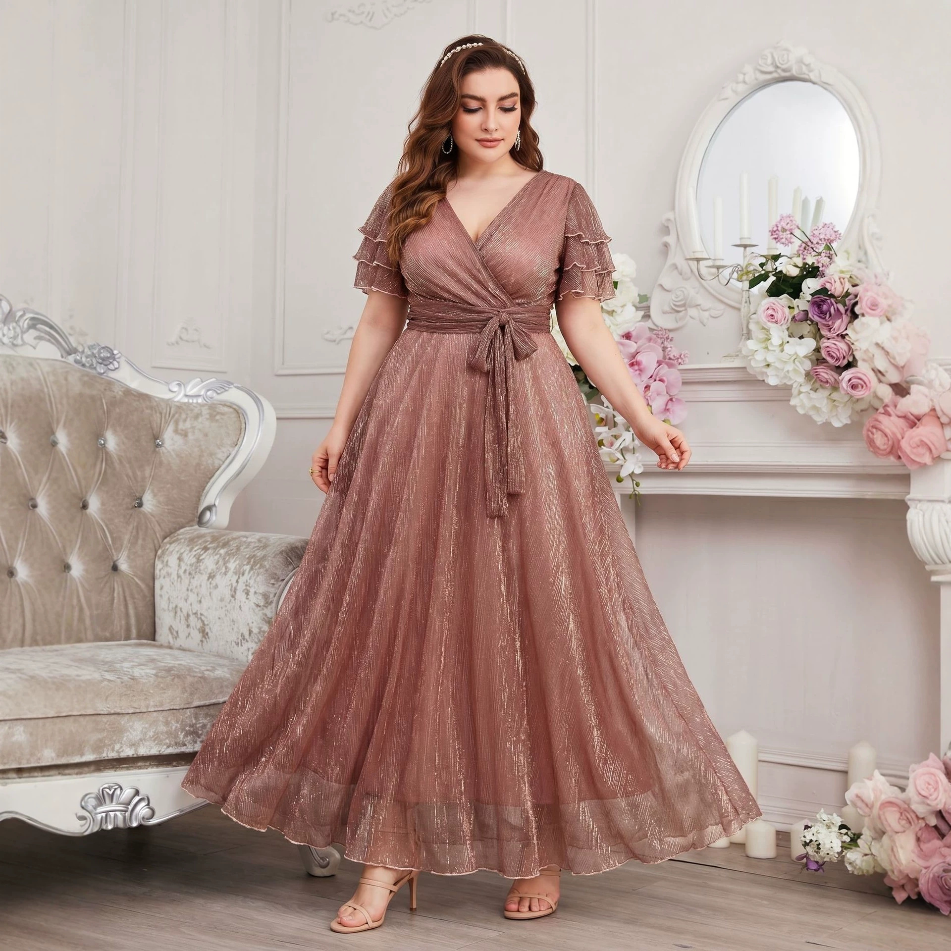 Luxury Curvy Blush Gold Glitte – Fly Line recenzja i cena