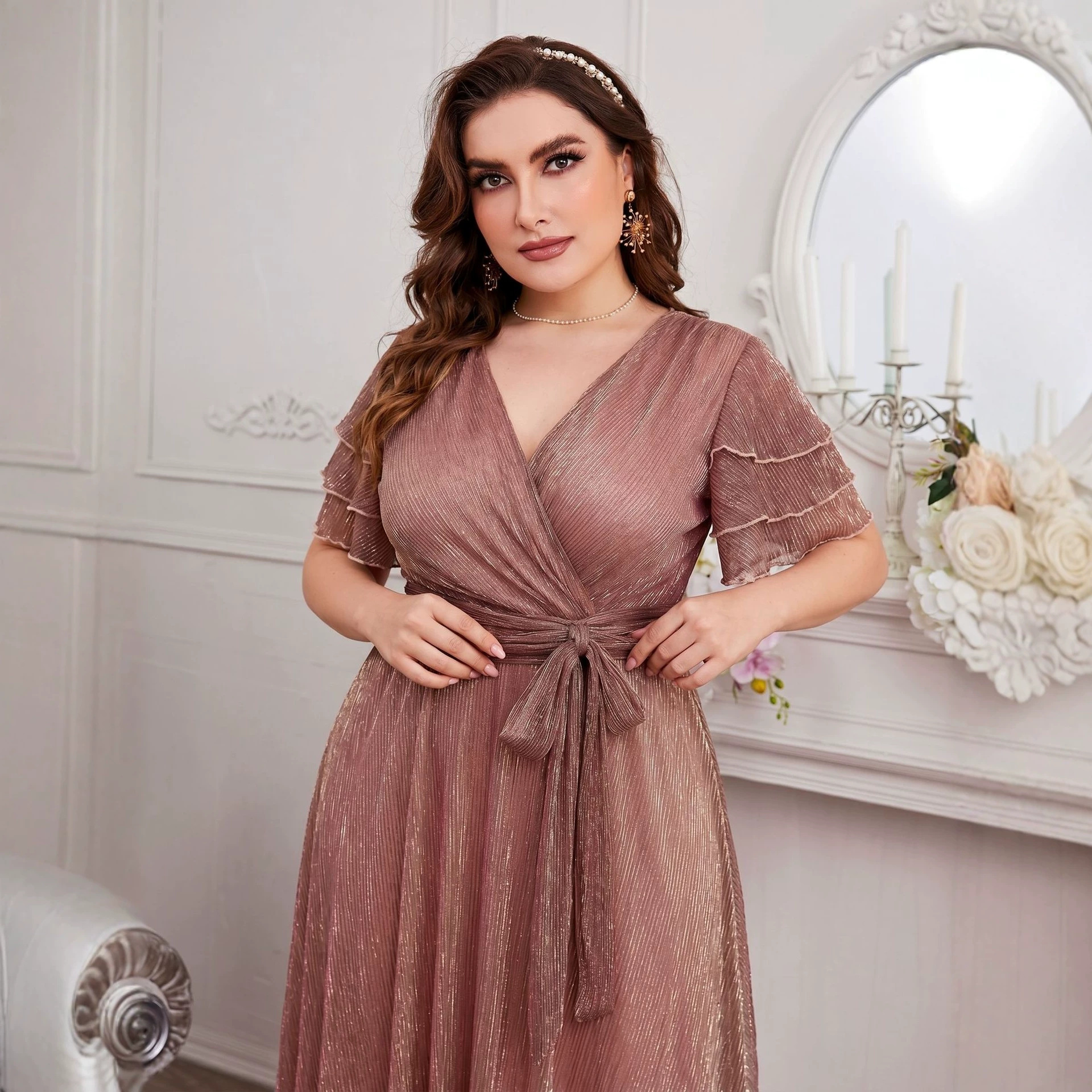 Luxury Curvy Blush Gold Glitte – Fly Line recenzja i cena