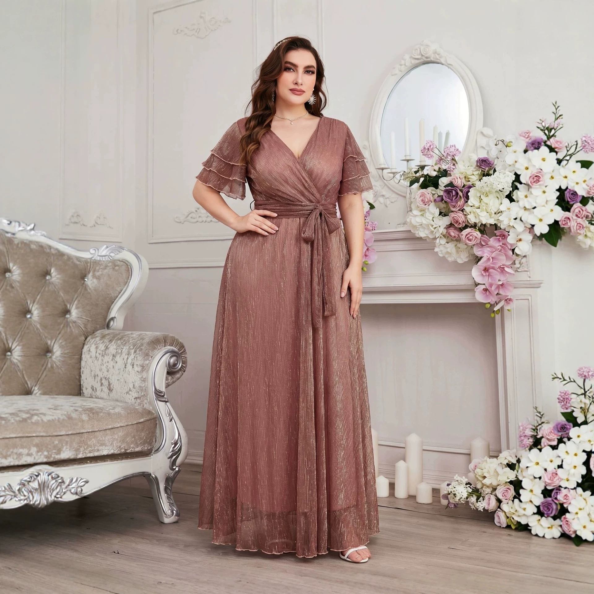 Luxury Curvy Blush Gold Glitte – Fly Line recenzja i cena