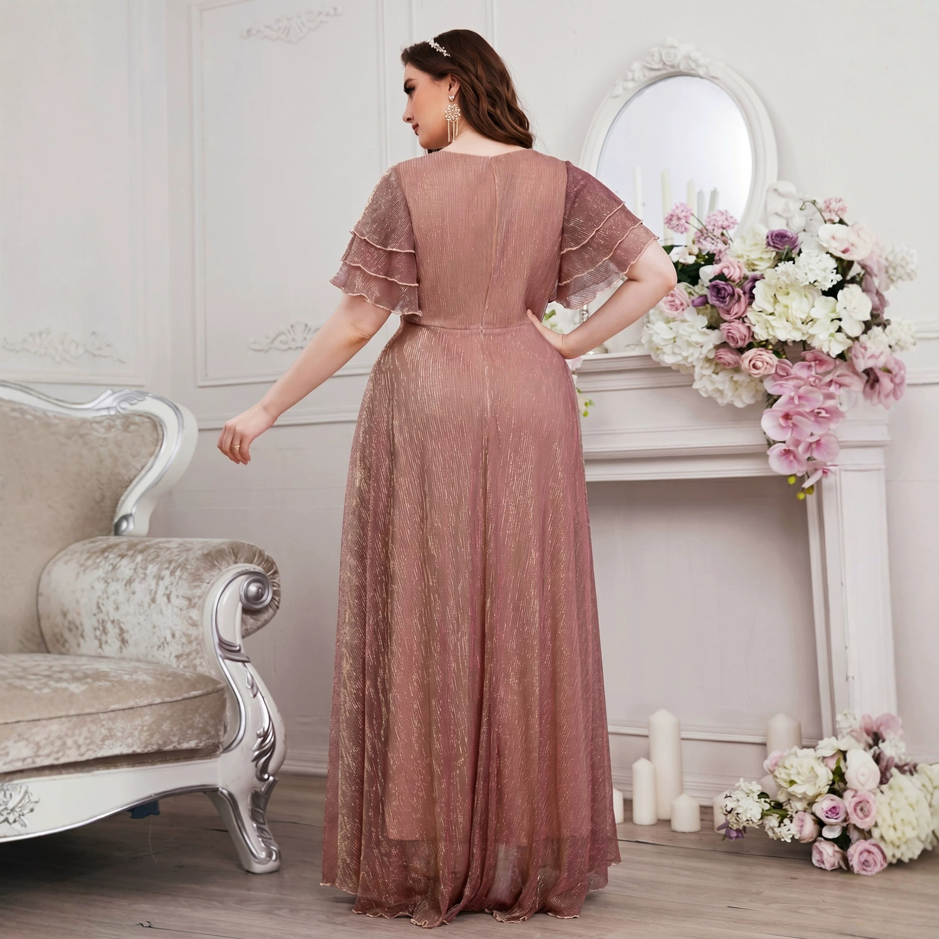 Luxury Curvy Blush Gold Glitte – Fly Line recenzja i cena