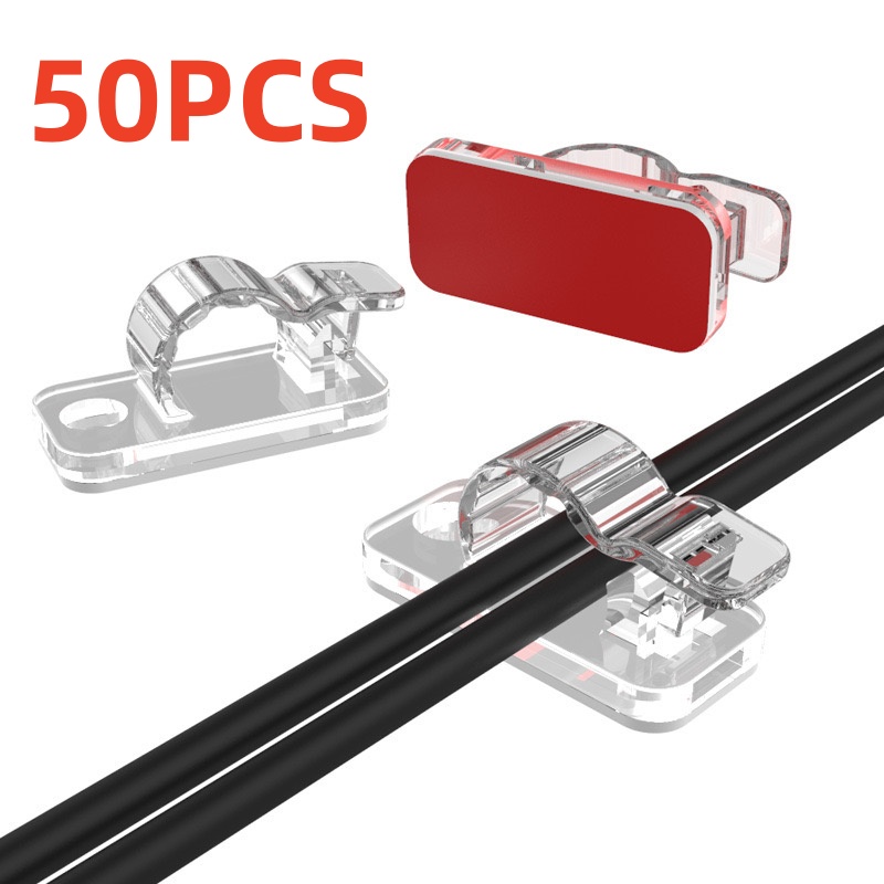 10/50PCS Cable Organizer Clips – Tippet Line recenzja i cena