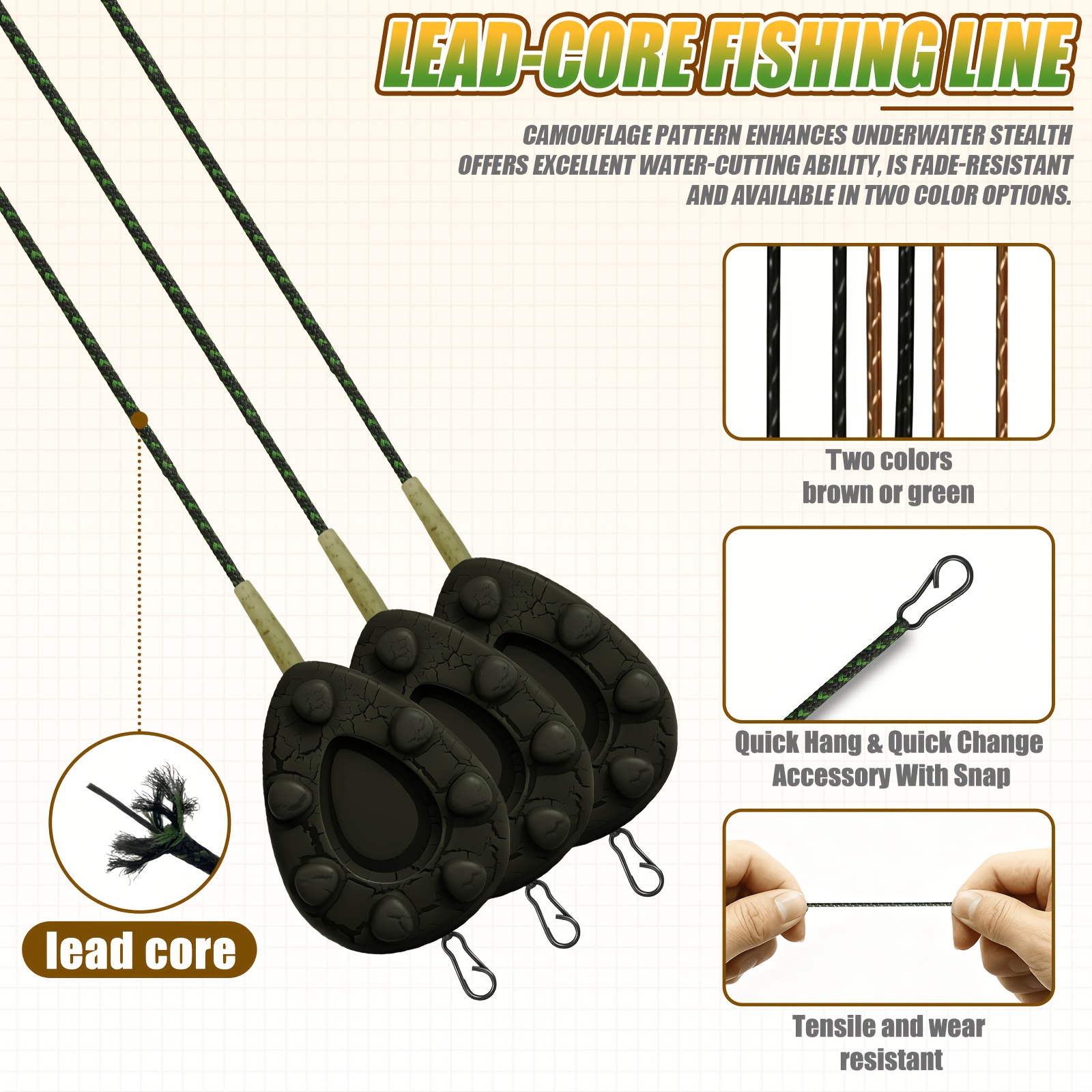 Carp Fishing Leadcore Leaders  – Leader Line recenzja i cena