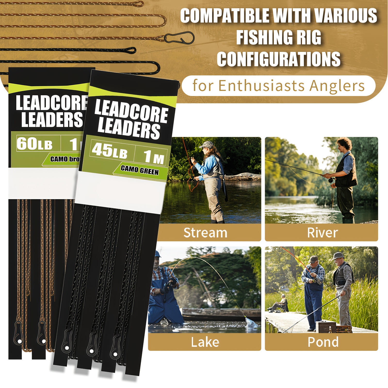 Carp Fishing Leadcore Leaders  – Leader Line recenzja i cena