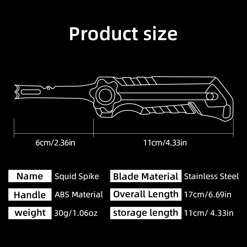 Squid Knife Stainless Steel Li – Saltwater Line recenzja i cena