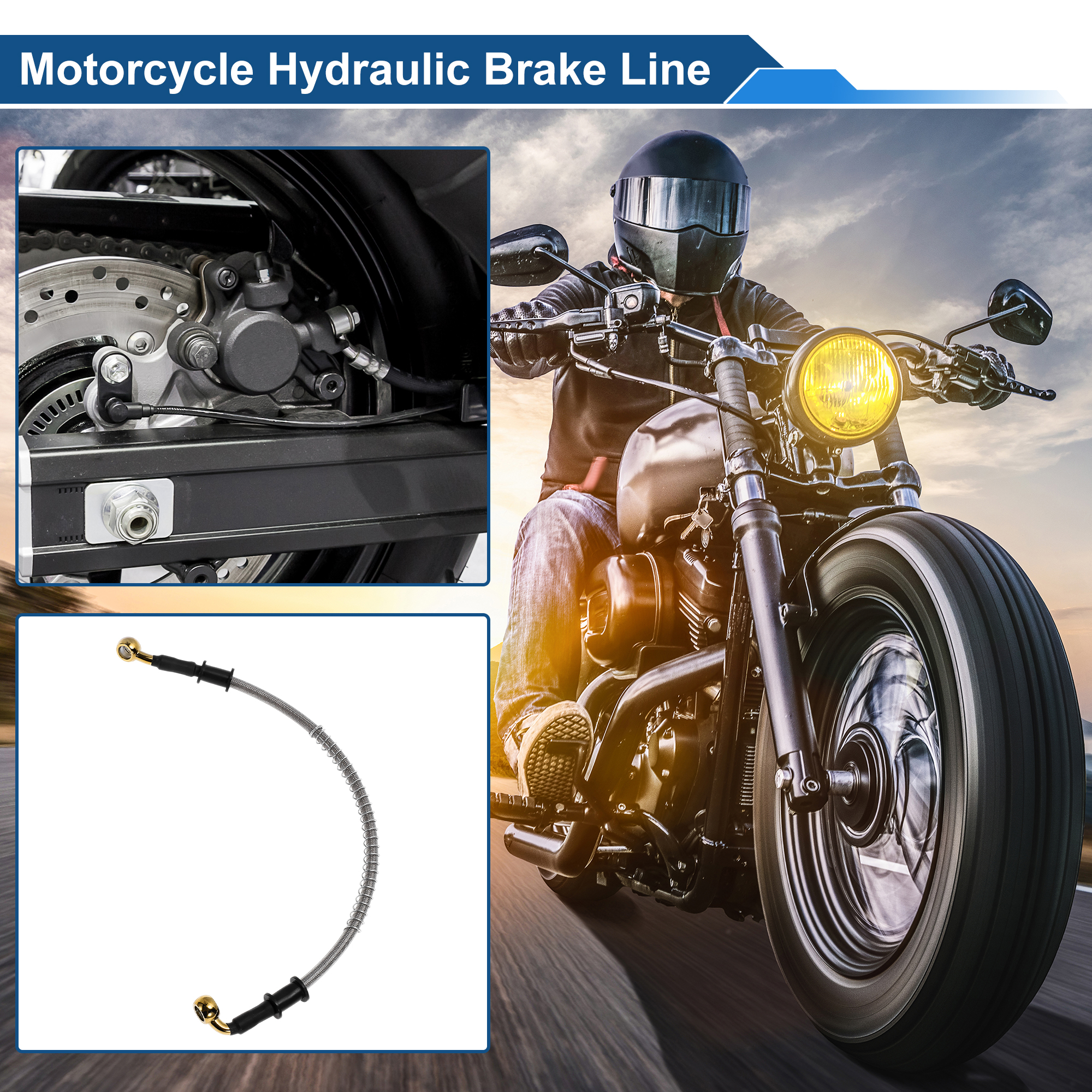 Motoforti 40cm Motorcycle Brak – Braided Line recenzja i cena