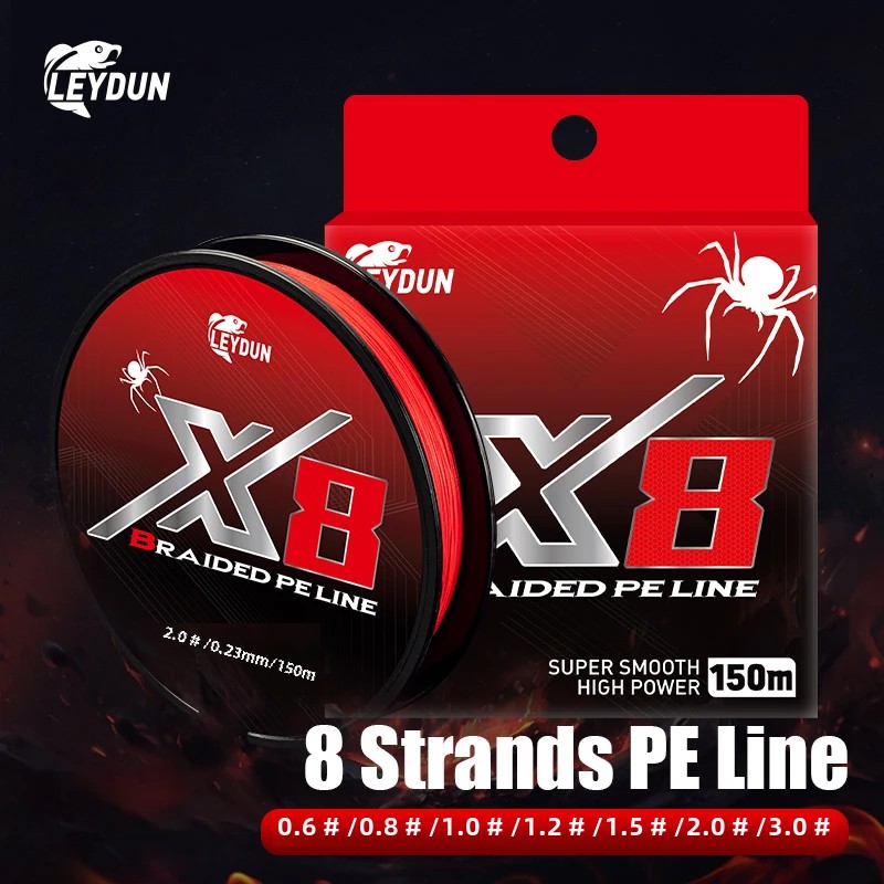 LEYDUN Not-Fading Red Fishing  – Ice Fishing Line recenzja i cena
