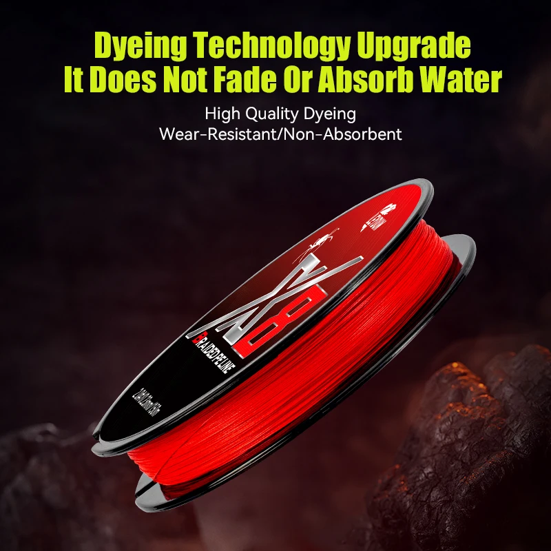 LEYDUN Not-Fading Red Fishing  – Ice Fishing Line recenzja i cena