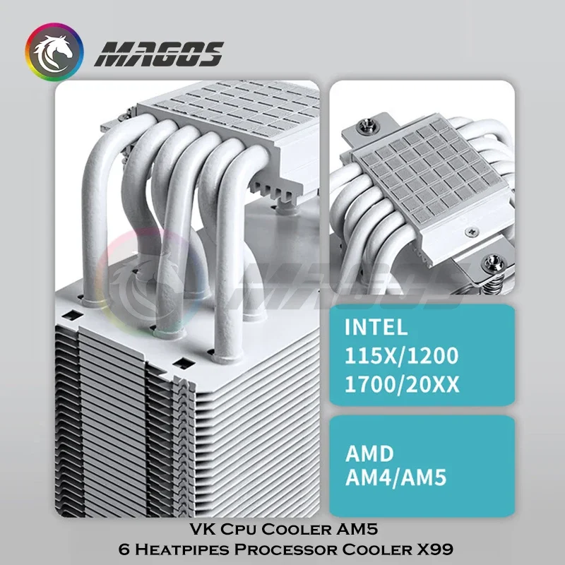 VK LGA 1700 CPU Cooler Compute – Fly Line recenzja i cena