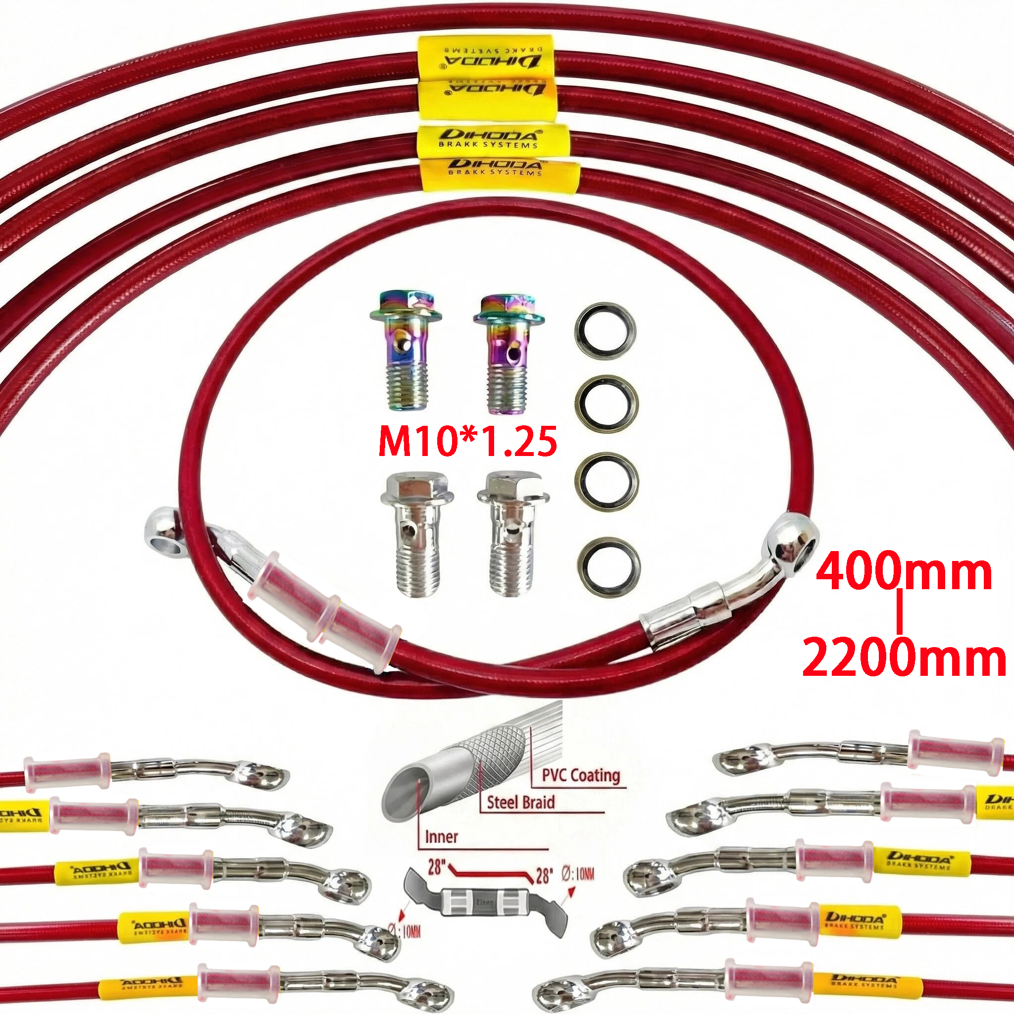 Universal 400-2400mm Motorcycl – Braided Line recenzja i cena
