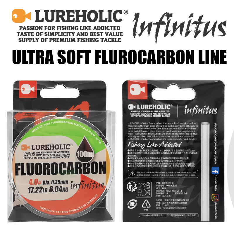 Lureholic Infinity Utra Soft 1 – Fluorocarbon Line recenzja i cena