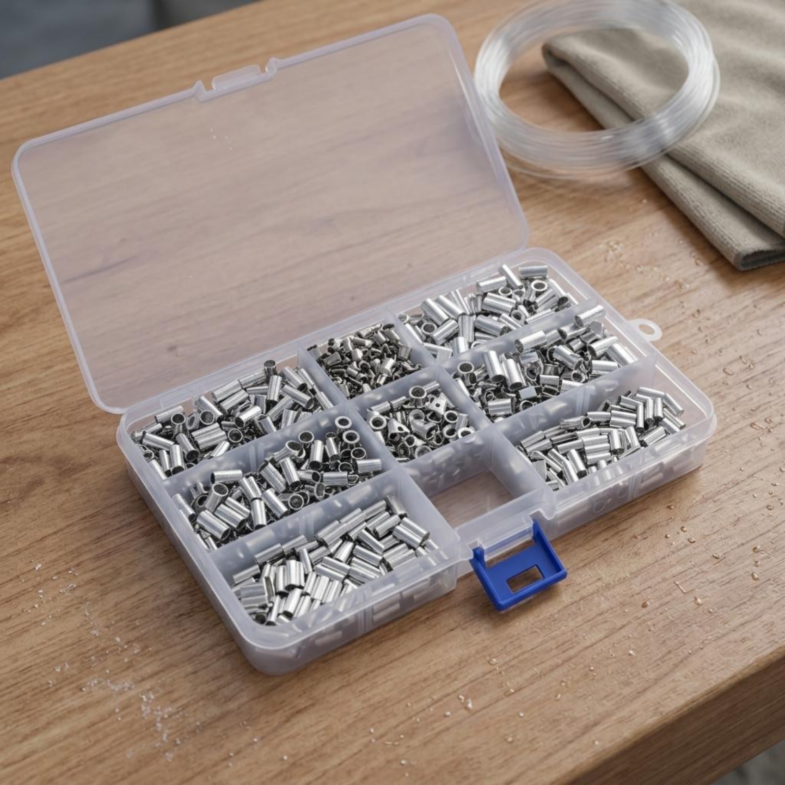 600 Pieces Fishing Line Crimp  – Leader Line recenzja i cena