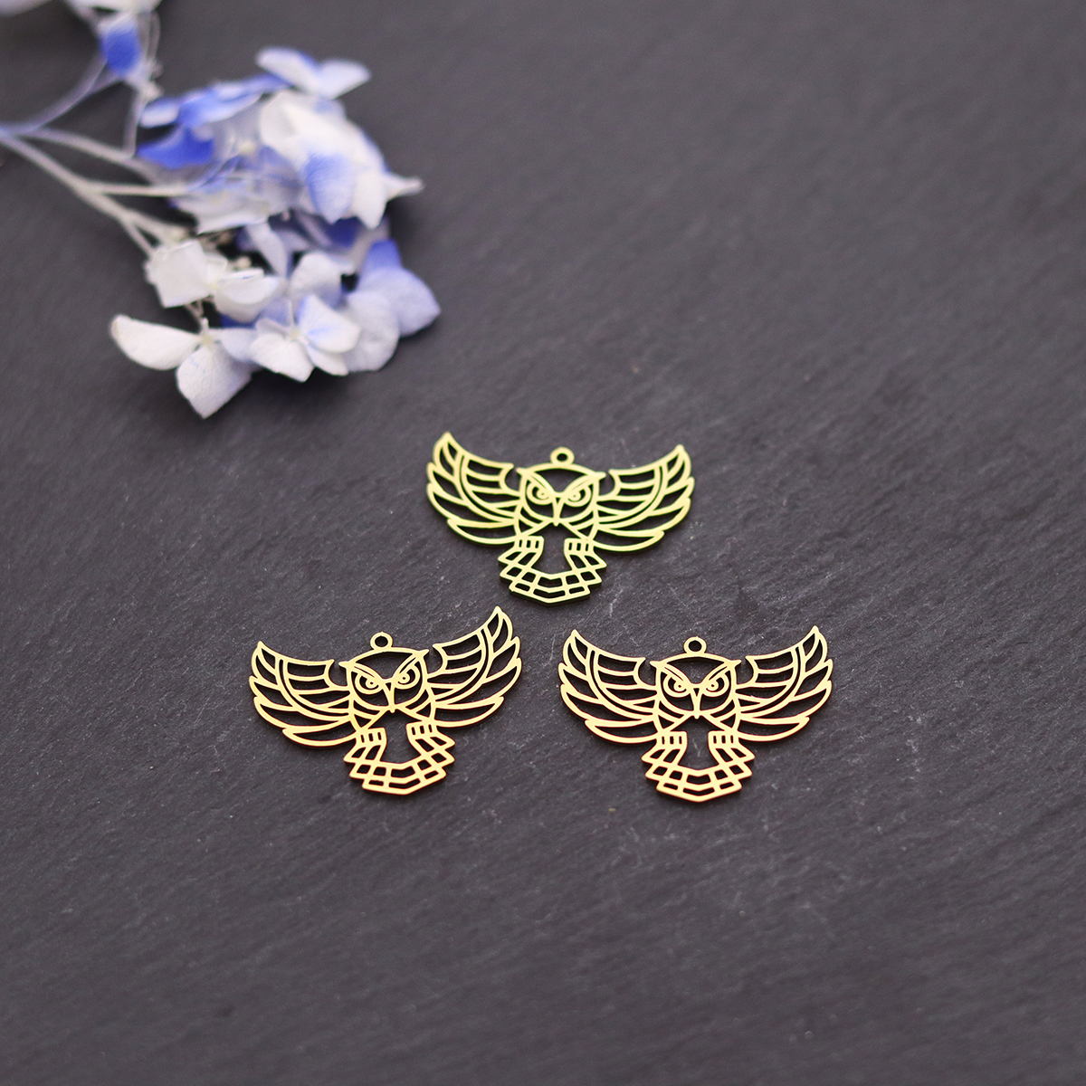 3pcs Owl Stainless Steel Charm – Fly Line recenzja i cena
