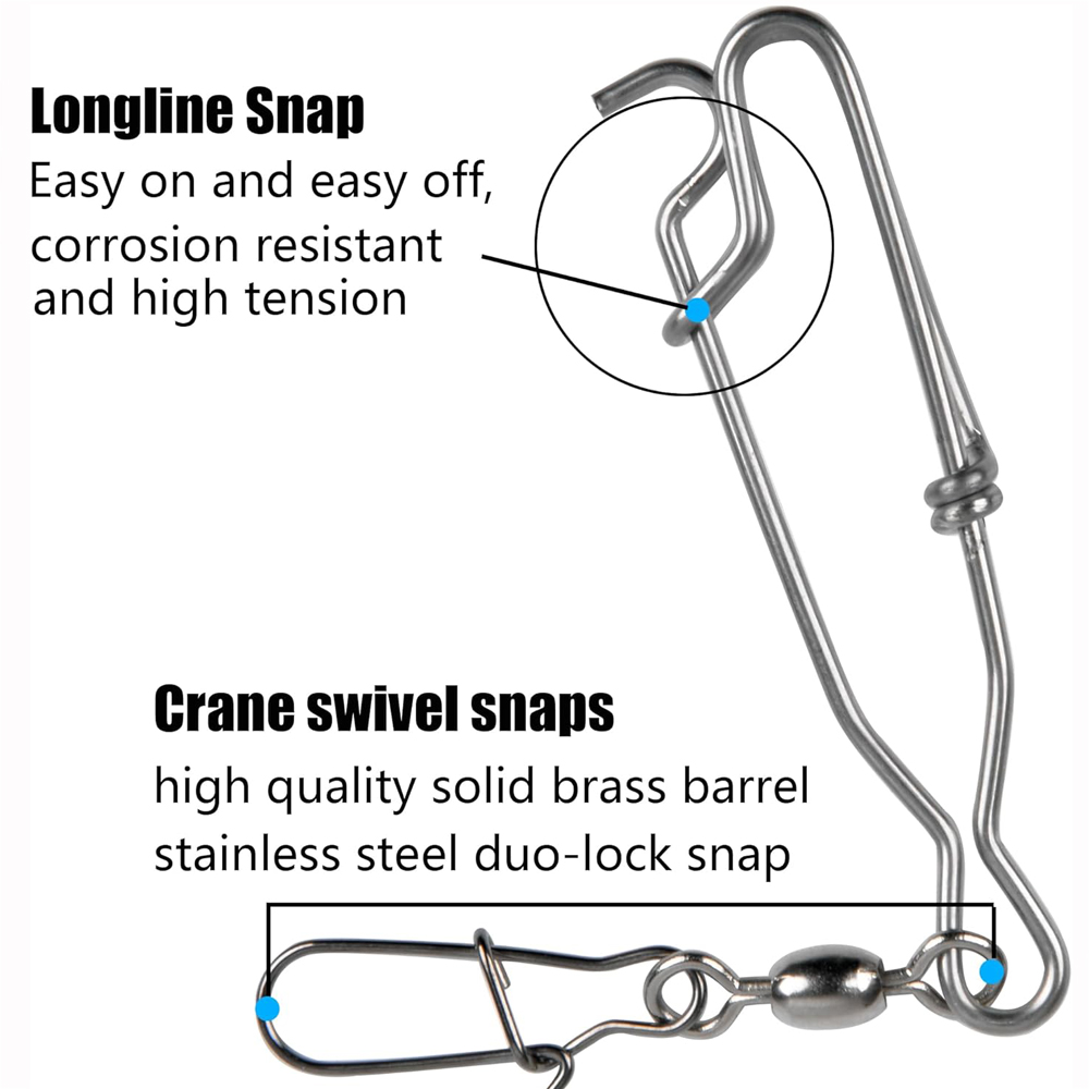 5Pcs Decoy Long Line Clips Lon – Saltwater Line recenzja i cena