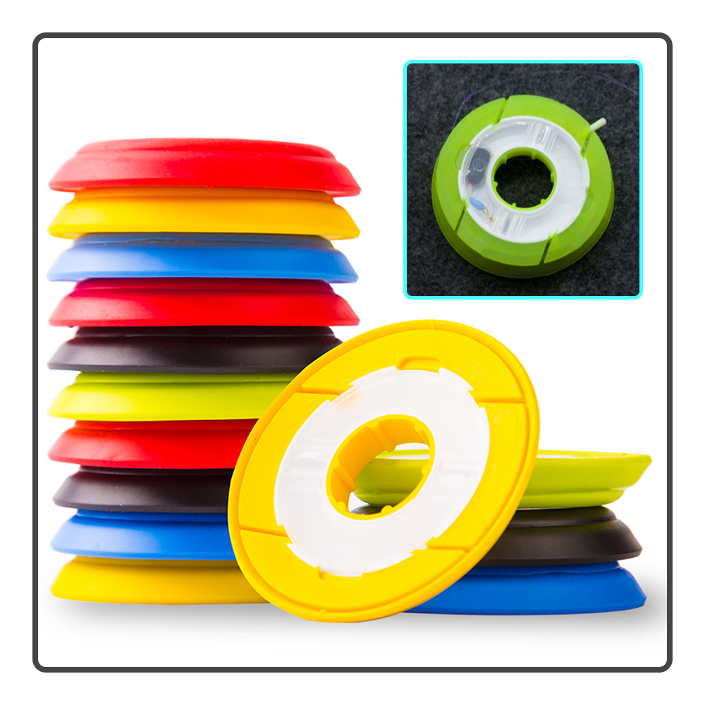 5pcs/lot Color Silicone Storag – Fishing Line Spool recenzja i cena