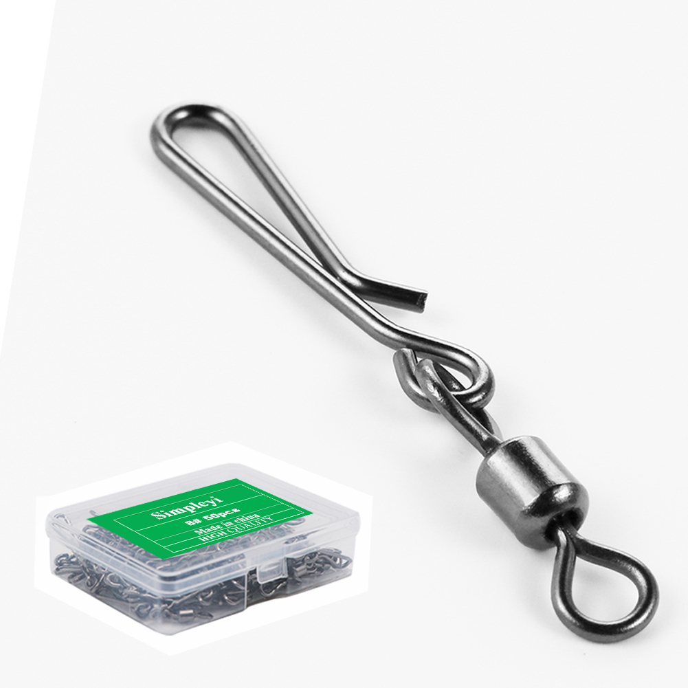 50pcs Box Rolling Swivel With  – Fishing Line Box recenzja i cena